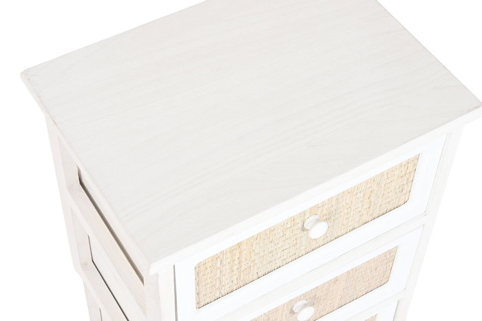 Cajonera Cottage DKD Home Decor Blanco 29 x 58 x 40 cm