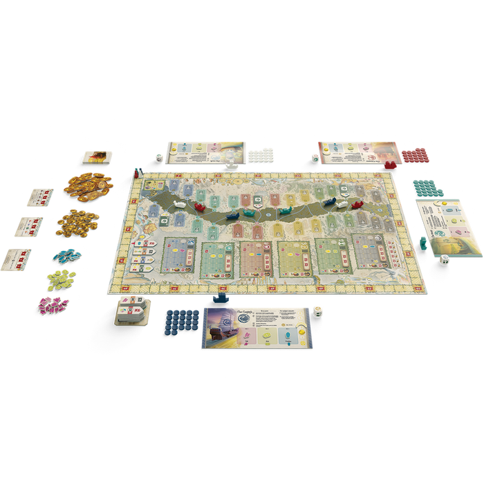 Asmodee Río de Oro - Juego de Mesa de Estrategia y Gestión para 2-5 Jugadores, 30-45 Minutos, Edad 14+, Idioma Español - ODL501ES