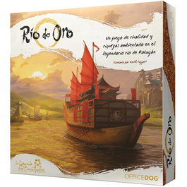 Asmodee Río de Oro - Juego de Mesa de Estrategia y Gestión para 2-5 Jugadores, 30-45 Minutos, Edad 14+, Idioma Español - ODL501ES