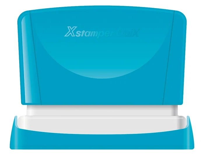 X'stamper Sello Quix Personalizable Color Rojo Medidas 4x60 mm Q-05