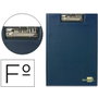 Liderpapel Carpeta Portanotas Folio Azul con Pinza Superior