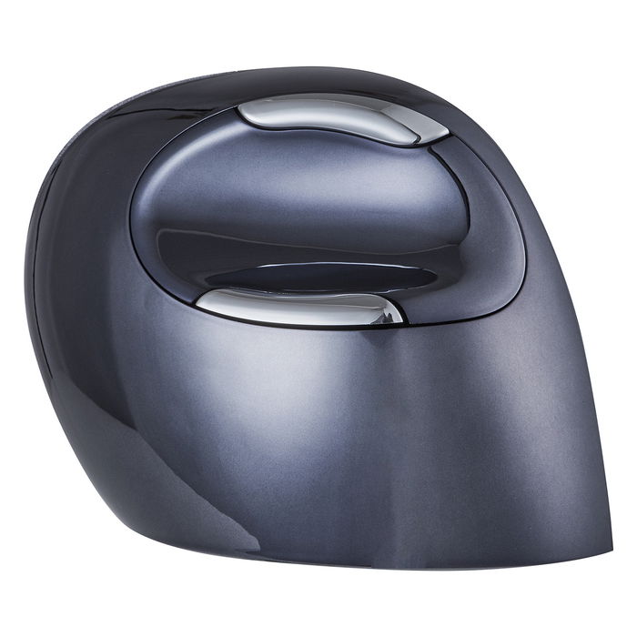 Evoluent BNEEVRDW Ratón Vertical Inalámbrico Laser, 3200 DPI, 6 Botones, Mano Derecha, Negro