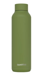 QUOKKA Botella Termo de Acero Inoxidable 630 ml Color Verde Oliva Sólido