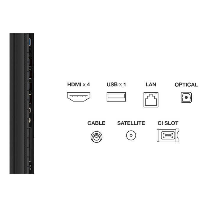 Smart TV TCL 85P8K 85" 4K Ultra HD HDR QLED