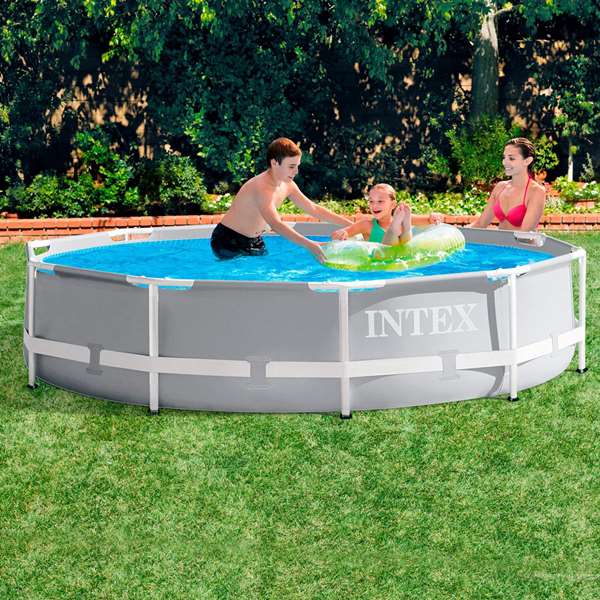 Intex Piscina Redonda Desmontable Prism Frame con Depuradora 305 x 76 cm Capacidad 4485 Litros