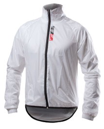 Biotex Cortavientos Blanco Transpirable Talla L - Chaqueta Impermeable Plegable