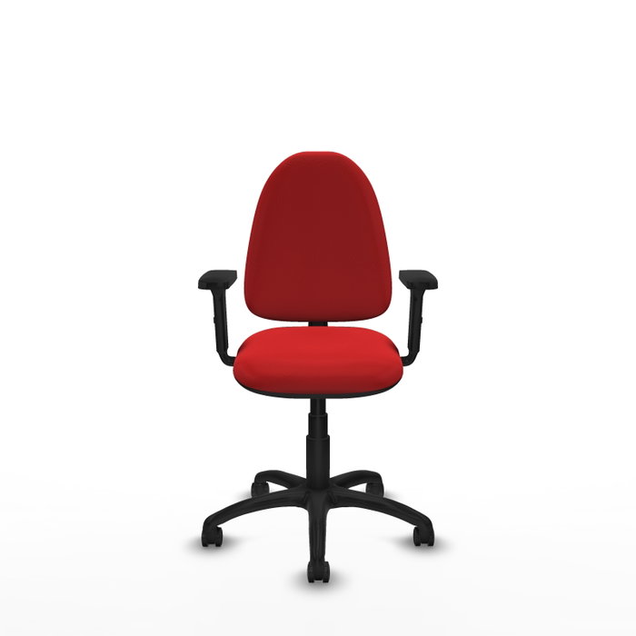 PIQUERAS Y CRESPO Silla de oficina Aýna Rojo con Brazos 2D PIQUERAS Y CRESPO Silla de oficina Aýna Rojo con Brazos 2D