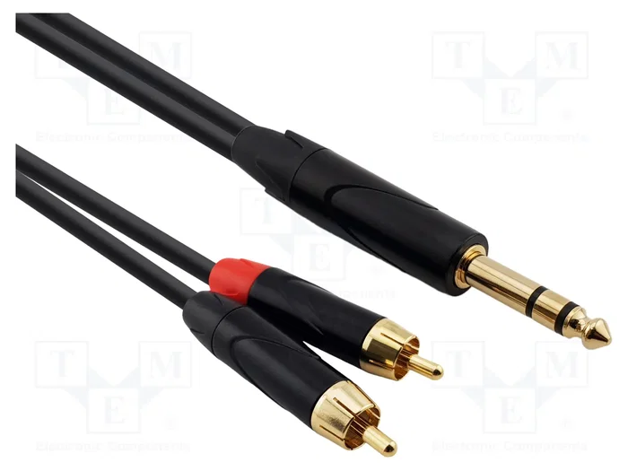 REDS MUSIC Cable Jack 6,3mm a 2 RCA de 1m REDS MUSIC Cable Jack 6,3mm a 2 RCA de 1m