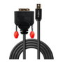 Lindy Cable Mini DisplayPort a DVI-D de 3 m, Negro