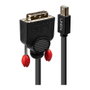 Lindy Cable Mini DisplayPort a DVI-D de 3 m, Negro
