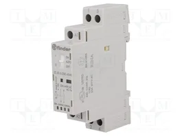 FINDER Contactor de Instalación Modular 2-Polar 25A 230VAC/230VDC NC+NA