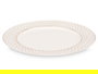 Giftdecor Portavelas Rombos Blanco Envejecido Ø 33 cm Oro (Set de 24)