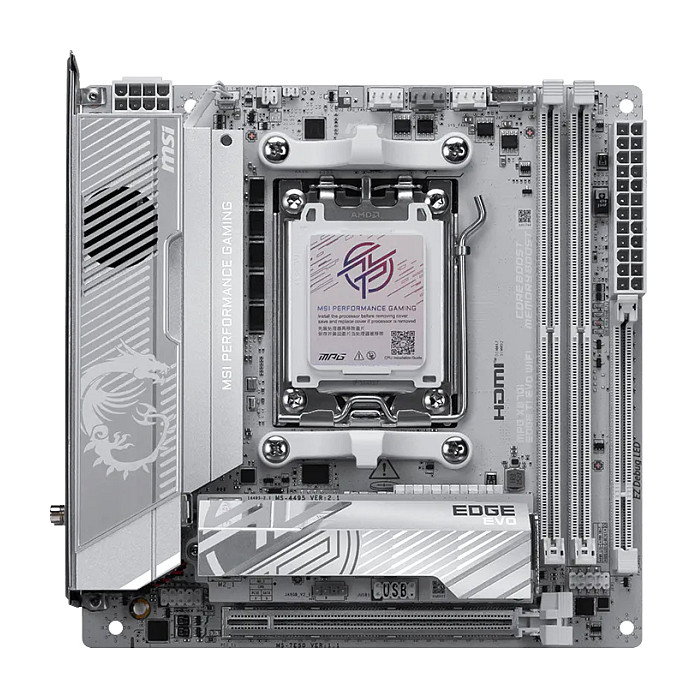 MSI MPG X870I EDGE TI EVO WIFI Mini-ITX DDR5 Blanco