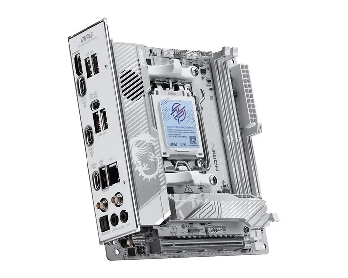 MSI MPG X870I EDGE TI EVO WIFI Mini-ITX Blanco
