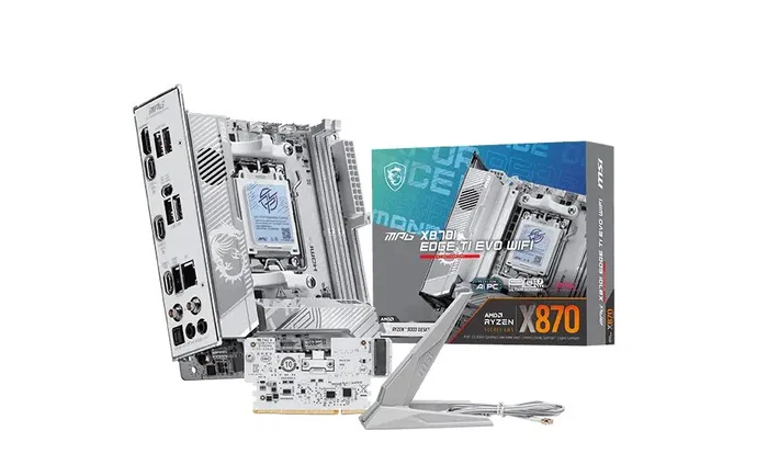 MSI MPG X870I EDGE TI EVO WIFI Mini-ITX Blanco