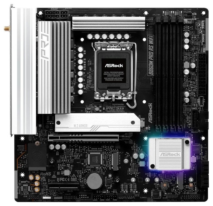 ASRock B860M Pro RS WiFi micro ATX DDR5 LGA 1851