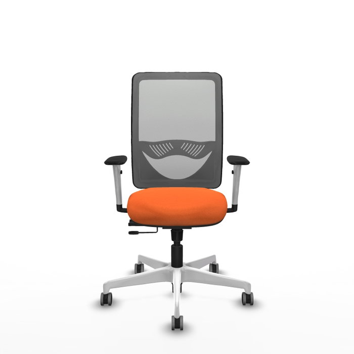 PIQUERAS Y CRESPO Silla de oficina Zulema con mecanismo Sincro/Traslack Naranja y Gris PIQUERAS Y CRESPO Silla de oficina Zulema con mecanismo Sincro/Traslack Naranja y Gris