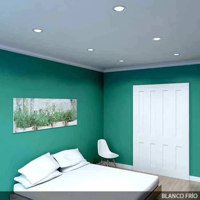 Foco Downlight LED 9W 800Lm 4200K 40.000H [PCE-DL9W-W]