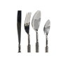 DKD Home Decor Set de Cubertería de 16 Piezas en Acero Inoxidable Plateado