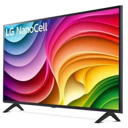 LG 43NANO82T6B Televisor NanoCell 43 pulgadas Ultra HD 4K Smart TV webOS24 Procesador α5 Gen7 AI, HDR10 Pro, Gaming