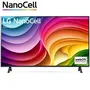 LG 43NANO82T6B Televisor NanoCell 43 pulgadas Ultra HD 4K Smart TV webOS24 Procesador α5 Gen7 AI, HDR10 Pro, Gaming