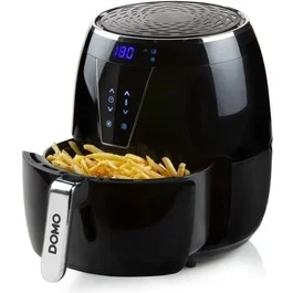 Domo Do532Fr Freidora de Aire Sin Aceite, 4 Litros, 8 Programas, LCD, Temperatura 80-200 grados C, Temporizador 30 min, Plato Antiadherente