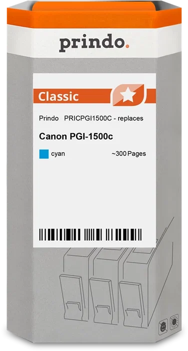 Prindo Cartucho de tinta cian PRICPGI1500C Classic Prindo Cartucho de tinta cian PRICPGI1500C Classic