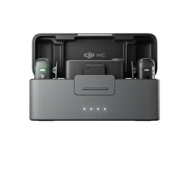 Dji Estuche de Carga Mic 2 DJI1726660832534 - Hasta 18 Horas de Duración de Batería, Conexión Instantánea