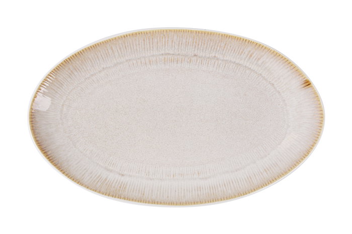 La Mediterranea Bandeja Calobra Crema 33,8 x 20,3 cm (12 Unidades)