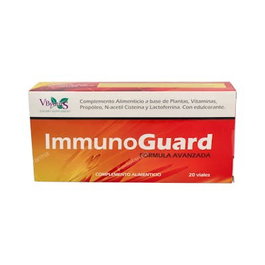VBYOTICS Immuno Guard 20 Viales - Fórmula con Lactoferrina, Vitamina C y Propóleo para el Sistema Inmunológico