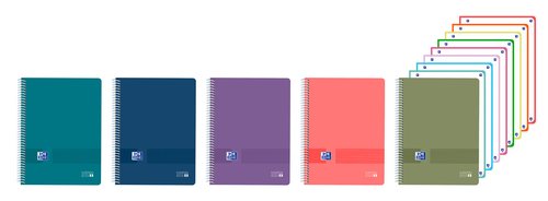 OXFORD Bloc School EU.Book 8 Live&Go A4+ Horizontal 160h 90g Surtido Vivos (Set de 5) OXFORD Bloc School EU.Book 8 Live&Go A4+ Horizontal 160h 90g Surtido Vivos (Set de 5)