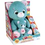 Jemini Peluche Suave Mamá Gata Interactiva con Cría TOONIES JEM3298060244985 +/- 26 cm 6 Funciones