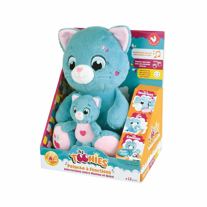 Jemini Toonies Mamá gata interactiva y su cría Peluche