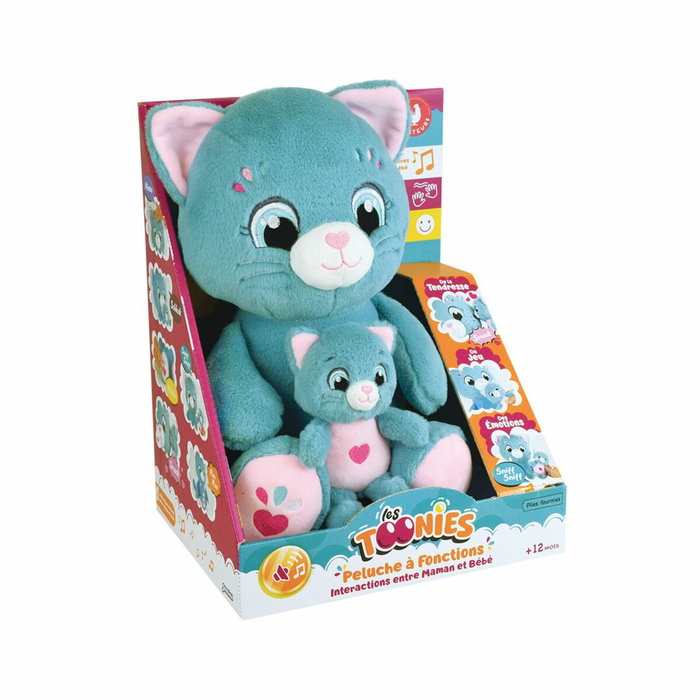 Jemini Toonies Mamá gata interactiva y su cría Peluche