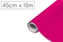 D-c-fix rollo adhesivo magenta, papel autoadhesivo plástificado para bricolaje, manualidades y decoración de muebles, ancho 45 cm largo 15 m, renovación DIY