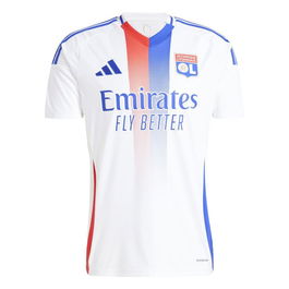 Camiseta de Fútbol de Manga Corta Hombre Adidas Olympique Lyonnais 24/25 Home 15-16 Años