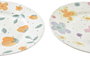 DKD Home Decor Surtido de Platos de Porcelana Flores Shengda Multicolor