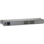 LevelOne FEP-1601 Switch 16 Puertos Fast Ethernet PoE 250W Montaje en Rack 19" Full Duplex para Redes