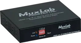 MUXLAB Transmisor HDMI H.264/H.265 PoE para Extensión de Señal hasta 100m