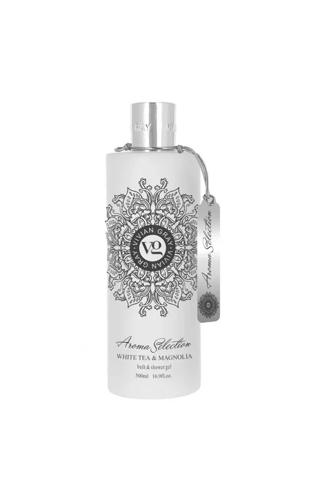 Vivian Gray Gel de ducha Aroma Selection Té blanco & magnolia 500 ml Vivian Gray Gel de ducha Aroma Selection Té blanco & magnolia 500 ml