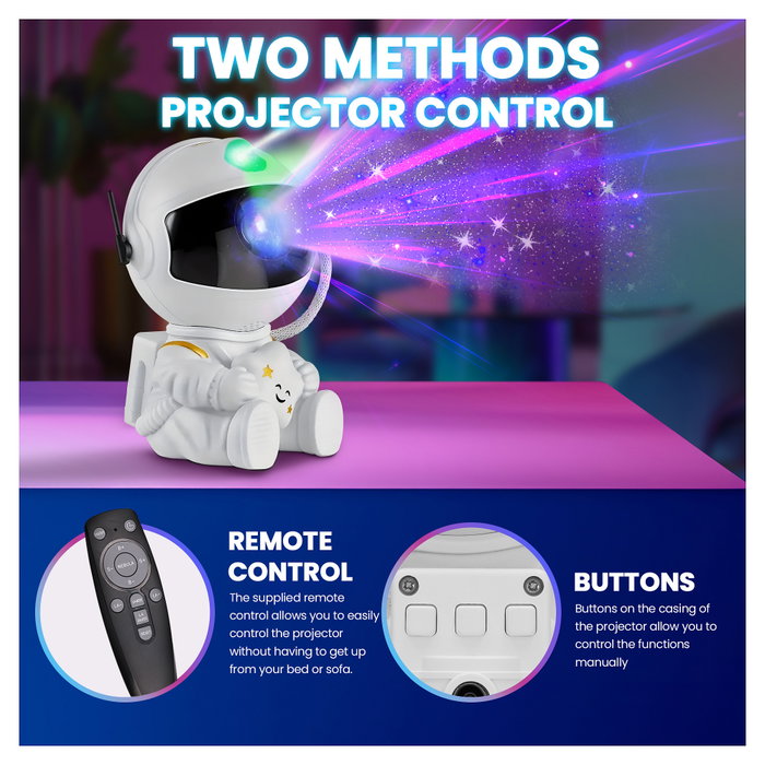 Extralink Home Mini Astronauta Proyector de Estrellas y Luz Nocturna