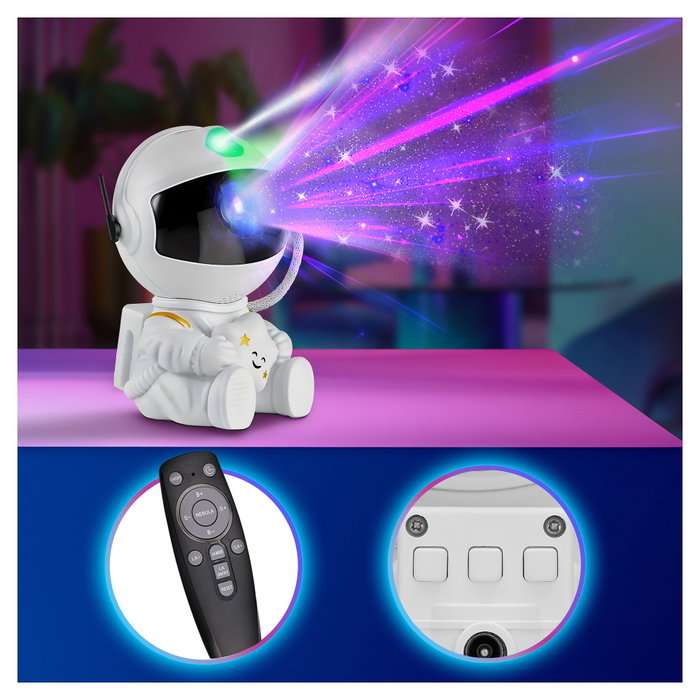 Extralink Home Mini Astronauta Proyector de Estrellas y Luz Nocturna