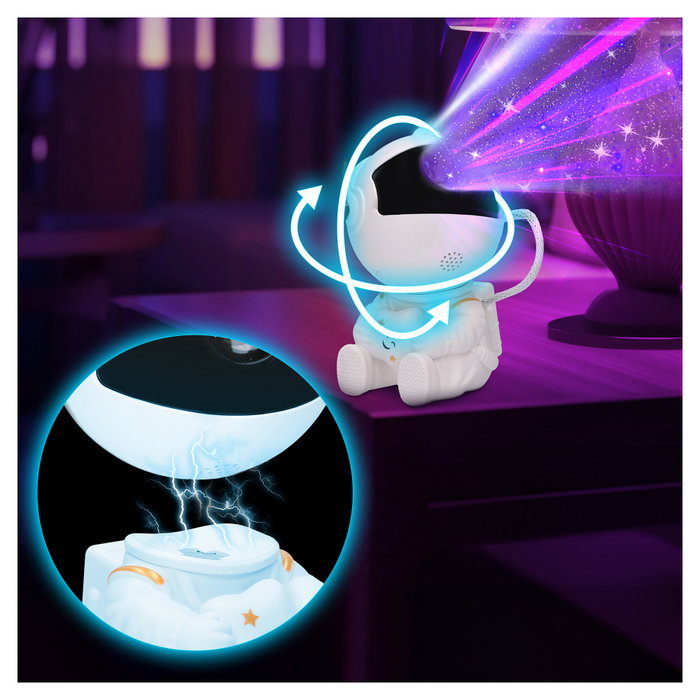 Extralink Home Mini Astronauta Proyector de Estrellas y Luz Nocturna