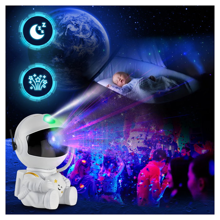 Extralink Home Mini Astronauta Proyector de Estrellas y Luz Nocturna