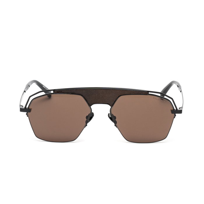 Belstaff MAXFORD-NEGRO-W Gafas de sol con lentes marrones