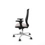 PIQUERAS Y CRESPO Silla de oficina Mardos con mecanismo Sincro/Traslack Blanco/Negro