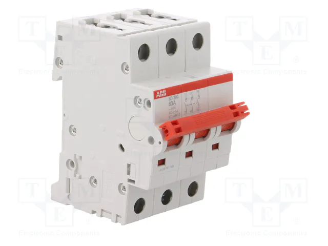 ABB SD200 Interruptor de aislamiento 3 polos 63A 400VAC
