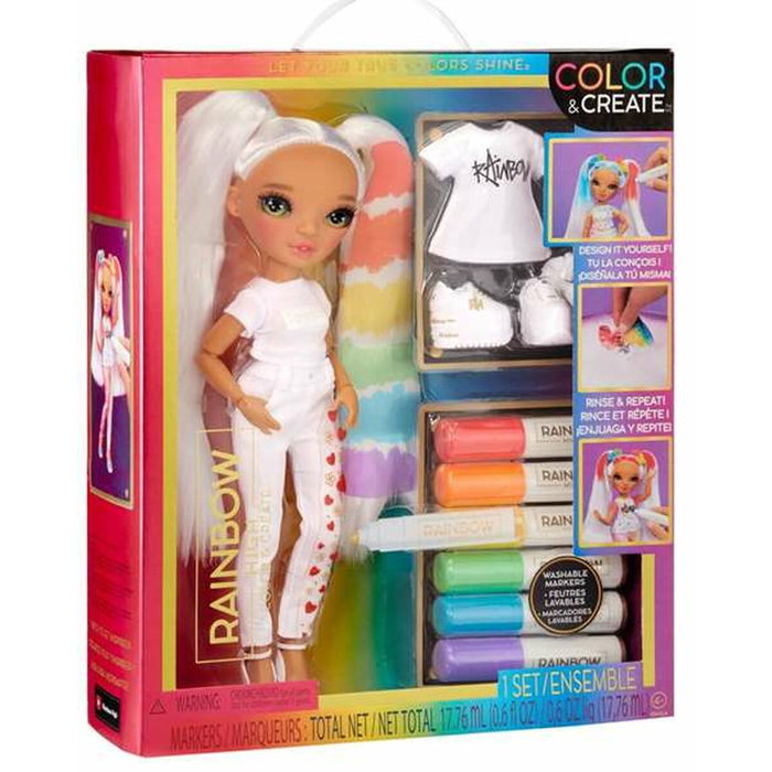 MGA Rainbow High Color & Create Ojos Verdes 22 cm MGA Rainbow High Color & Create Ojos Verdes 22 cm