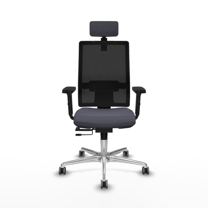 PIQUERAS Y CRESPO Silla de oficina Horna Sincro/Traslack Gris oscuro y Negro PIQUERAS Y CRESPO Silla de oficina Horna Sincro/Traslack Gris oscuro y Negro
