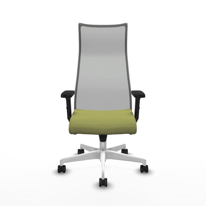 Piqueras Y Crespo Sillón Albacete con Mecanismo Sincro Verde Oliva y Gris